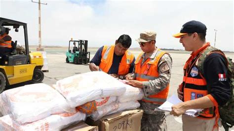 Indeci Envi M S De Toneladas De Bienes De Ayuda Humanitaria