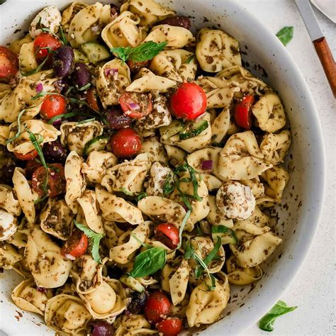 Pesto Tortellini Salad The Salty Marshmallow