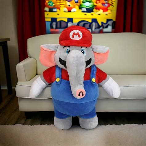 Super Mario Bros Wonder Elephant Plush Mario Luigi Anime Stuffed Plushie Toys - Etsy Canada