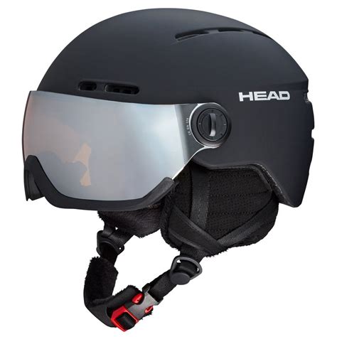 Head Knight Visor Ski Helmet Black Ski Equipment From Ski Bartlett Uk