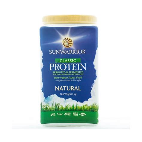 Sunwarrior Classic Protein Natural 1kg Vegan Collective