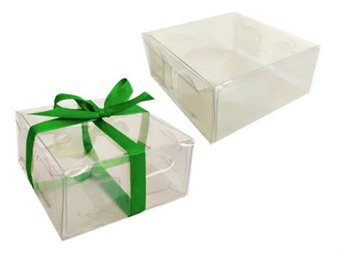 25 Cajas Acetato Transparente 8x8x3 Cm Mod 1818 Transparente MercadoLibre