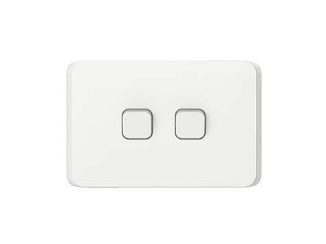 Ha Clipsal Iconic Flush Switch Gang Horizontal Mount Way