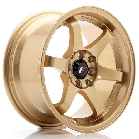 Japan Racing JR Wheels JR3 15x8 ET25 4x100 4x114 3 Gold JDMDistro