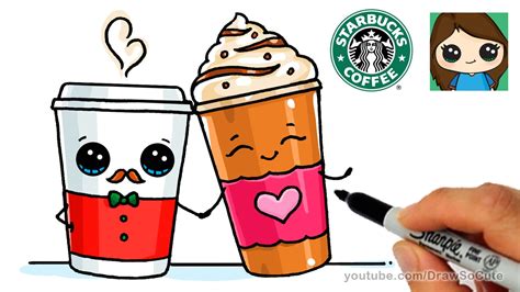 Starbucks Tumblr Drawing Cute