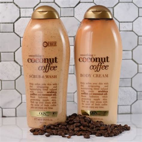 Ogx Coconut Coffee Scrub Body Wash 195 Fl Oz In 2021 Coconut Body