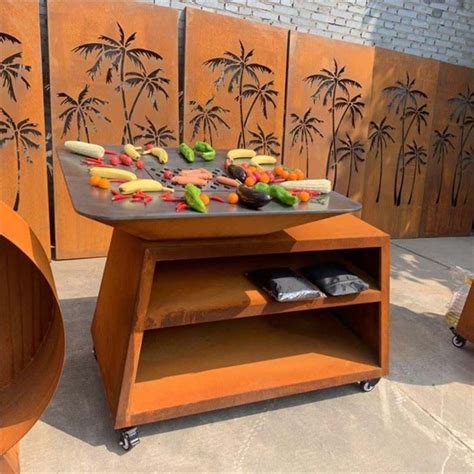 Cina Corten Brasero Bbq Grills Charcoal Barbecue Grills Produsen