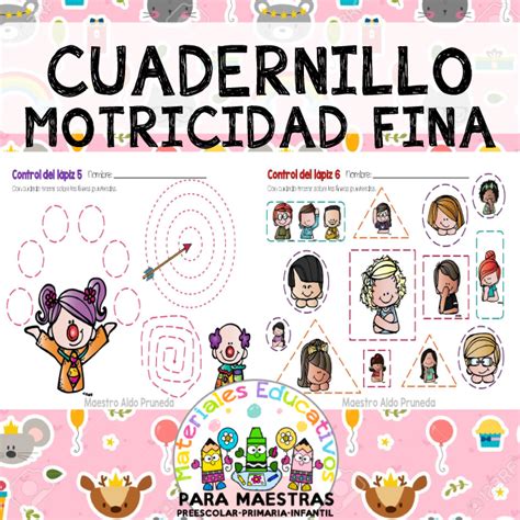 Cuadernillo Motricidad Fina Materiales Educativos Para Maestras