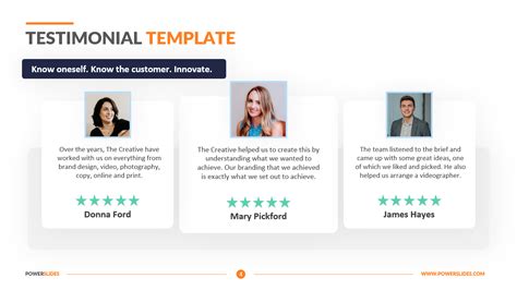 Testimonial Template | 4+ Testimonial Slides | Download & Edit