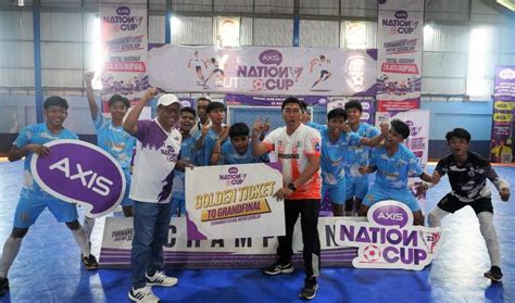 Turnamen Futsal Pelajar Axis Nation Cup Sman Masbagik Raih