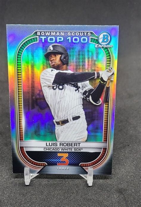 Luis Robert Bowman Chrome Scouts Top Refractor Btp White