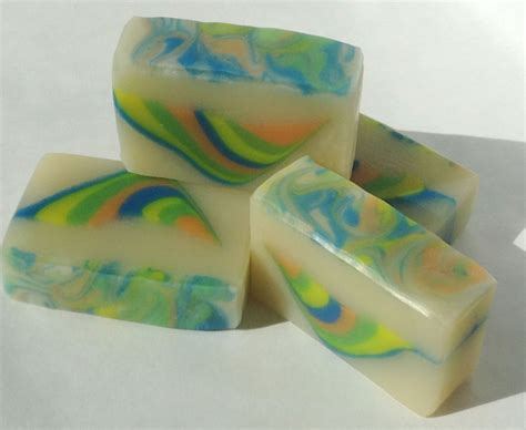 Soap Challenge Club Dandelion Zebra Swirl New England Handmade