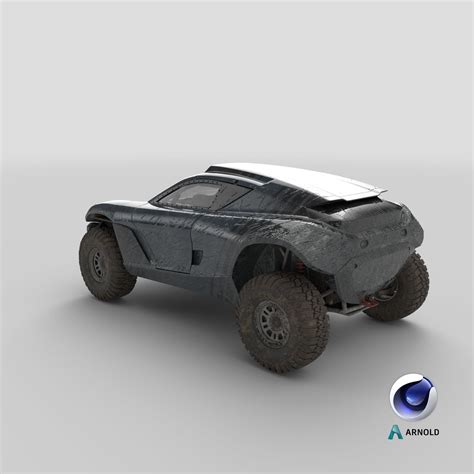 Off Road Racing Electric SUV Dirty 3D Model 129 Gltf Obj Ma Max