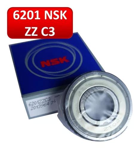 Rolamento 6201 Nsk Zz C3 12x32x10 Mm MercadoLivre