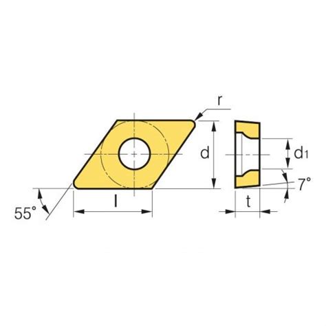 Dcmt T Universal Positive Carbide Turning Inserts R D Barrett