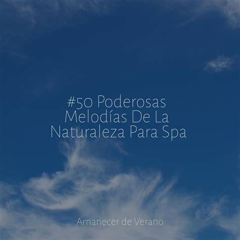 Poderosas Melod As De La Naturaleza Para Spa Canci N De Cuna