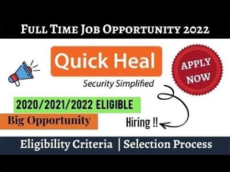 Quick Heal Careers India Hiring Freshers As Software Engineer