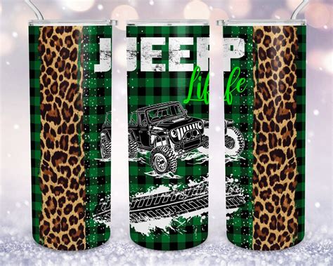 Jeep Life Tumbler Oz Skinny Tumbler Sublimation Designs Etsy