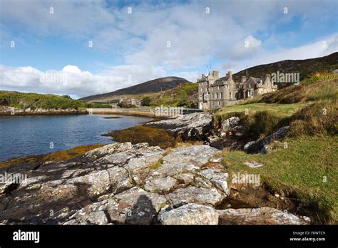 Amhuinnsuidhe Castle Isle Of Harris Outer Hebrides Scotland Stock