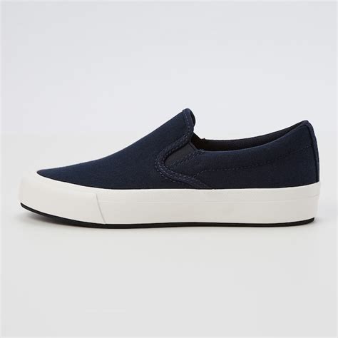 Cotton Canvas Slip On Shoes Uniqlo Us