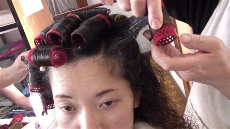 昭和レトロへヤー体験記6 昭和ロマン美容室 Japanese Perm Roller Set Hair Rollers