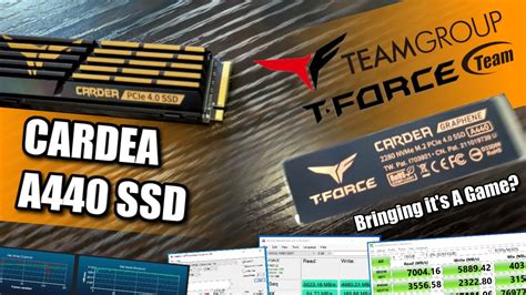 TeamGroup T Force Cardea A440 SSD Review Benchmark Bringing It S A