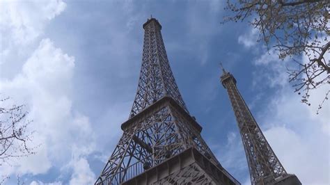 Baby Eiffel Tower Stands In Shadow Of Original YouTube