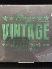 Onyx Vintage Extended Baseball Checklist Set Info Boxes