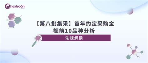 【第八批集采】首年约定采购金额前10品种分析 知乎