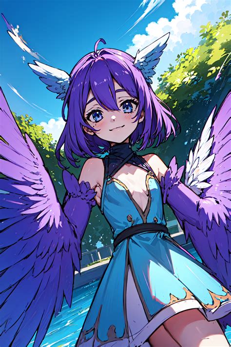 Ai Art Lora Model Harpy Locon Version Pixai