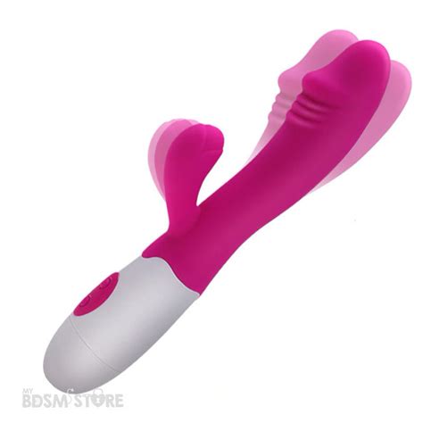 Dildo vibrador con estimulador envolvente de Clítoris My BDSM Store