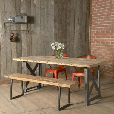 Buy A Handmade Industrial Factory Reclaimed Wood Dining Table Made To