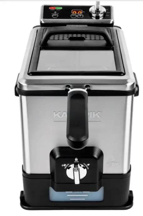 Kalorik Ft42777ss Digital Deep Fryer With Oil Filtration System User Manual