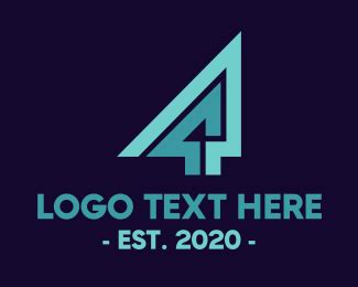 Number 4 Logos | 22 Custom Number 4 Logo Designs