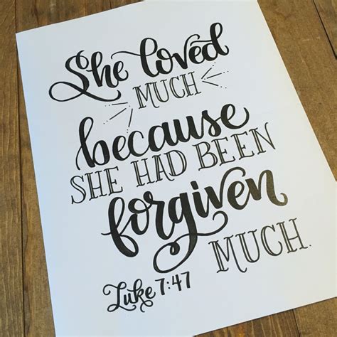 Hand Lettered Print Bible Verse Scripture By HandletteredTruth