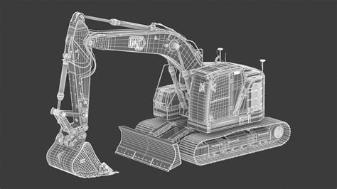 Cat 325 Hydraulic Excavator 3D model | CGTrader