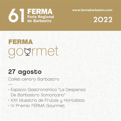 Todo Preparado En Barbastro Para Ferma