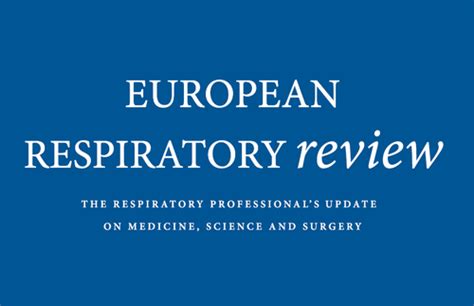 European Respiratory Review Awarded First Impact Factor ERS