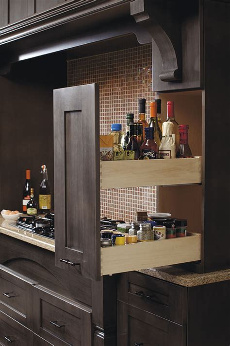 Wall Pantry Pull Out Cabinet Kitchen Craft Cabinetry