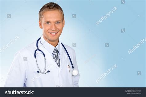 Male Doctor Stethoscope Stock Photo 1356898961 Shutterstock