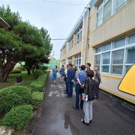 예산 고덕중 그린스마트미래학교 수목조성을 위한 총동문회 의견 수렴회 개최