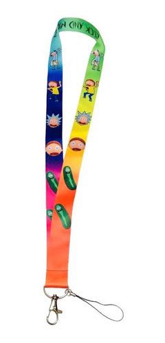 Porta Gafete Lanyard Liston Sublimado Rick Morty Fan Art Meses Sin