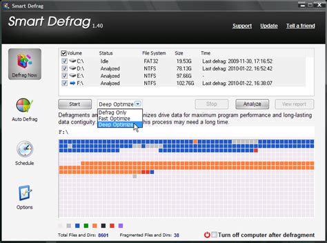 IObit Smart Defrag Freeware Festplatten Defragmentierer Dr Windows