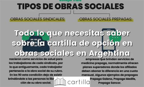 Todo Lo Que Necesitas Saber Sobre La Cartilla De Opción En Obras