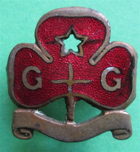 A Girl Guide Rangers Trefoil Promise Badge In Misc Other Badges