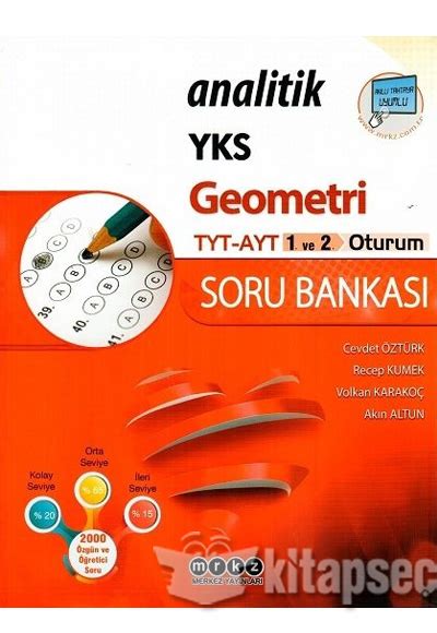 TYT AYT Analitik Geometri Soru Bankası Merkez Yayınları 9786057952035