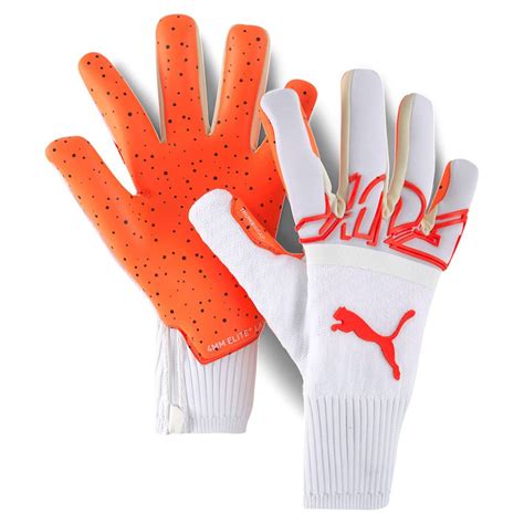 Puma Future Grip 1 Hybrid Goalkeeper Gloves Orange Goalinn