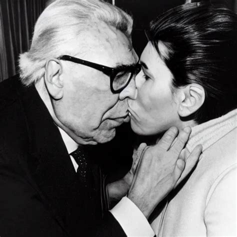 Leonid Brezhnev And Erich Honecker Kiss High Stable Diffusion