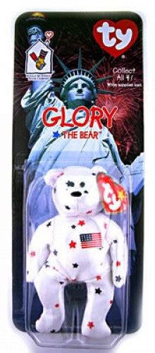 Glory The Bear Usa Mcdonalds Ty Beanie Babies Rare Vintage