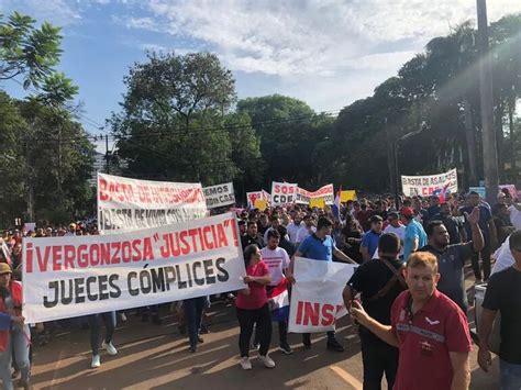 Arranca Marcha Contra Inseguridad En Ciudad Del Este Abc En El Este